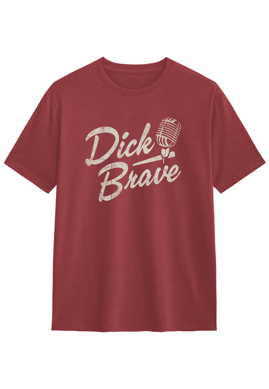 Dick Brave - Mic Logo Cardinal Red - T-Shirt | Men-Image